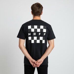 Neff Men's‎ Black Graphic Surf Skate Beach Tee Shirt Size M
